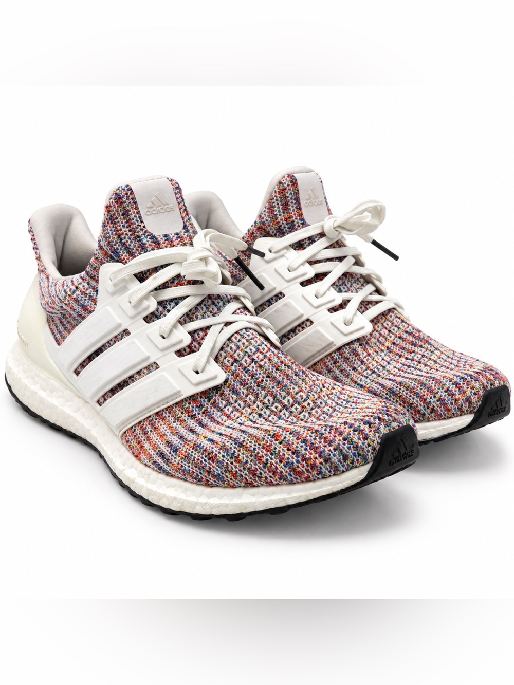 Adidas UltraBoost 4.0 Rainbow Men’s Size 11 White Multicolor CM8111 Running Shoe